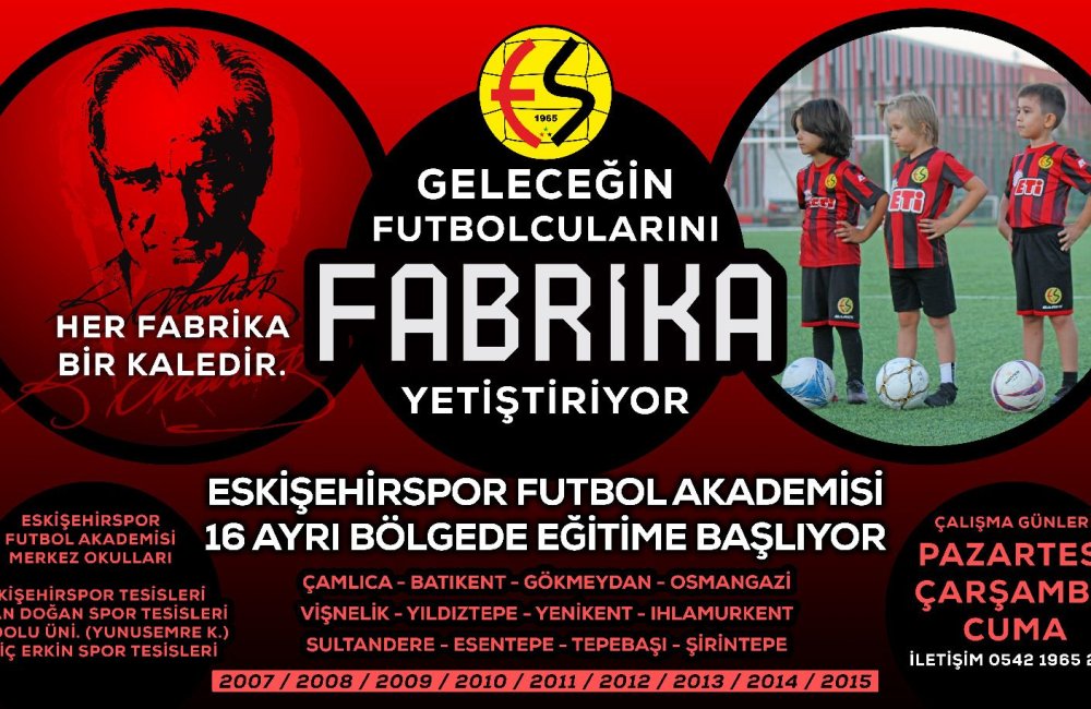 Eskişehirspor’da “Fabrika” dönemi devam ediyor
