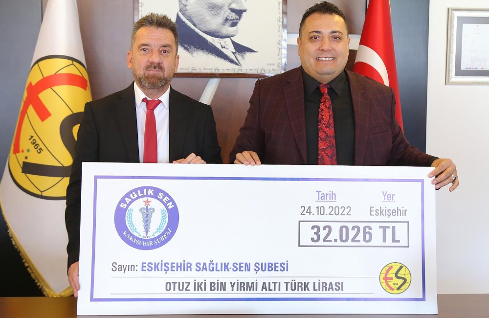 Eskişehir Sağlık Sen Şubesinden Kulübümüze Ziyaret