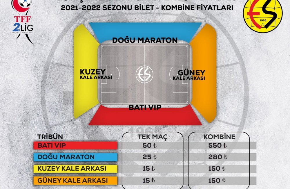 KOMBİNE VE BİLET SATIŞLARIMIZ BAŞLADI