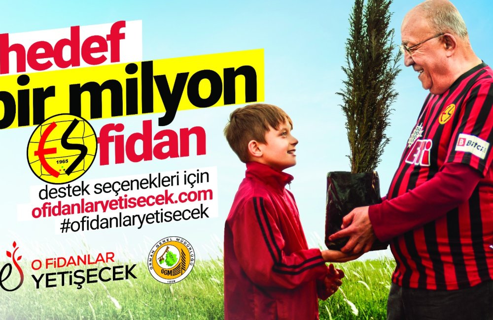 Eskişehirspor Hatıra Ormanı’nın ilk fidanı dikiliyor