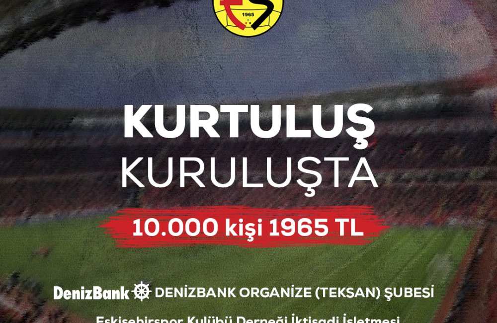 Kurtuluş Kuruluşta Kampanyası ile Kulübümüze Destek Ol
