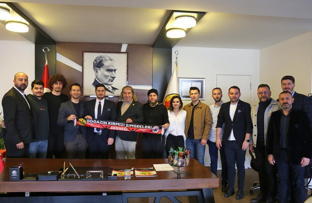 Boğazın Kırmızı Şimşekleri Derneğinden Kulübümüze Ziyaret