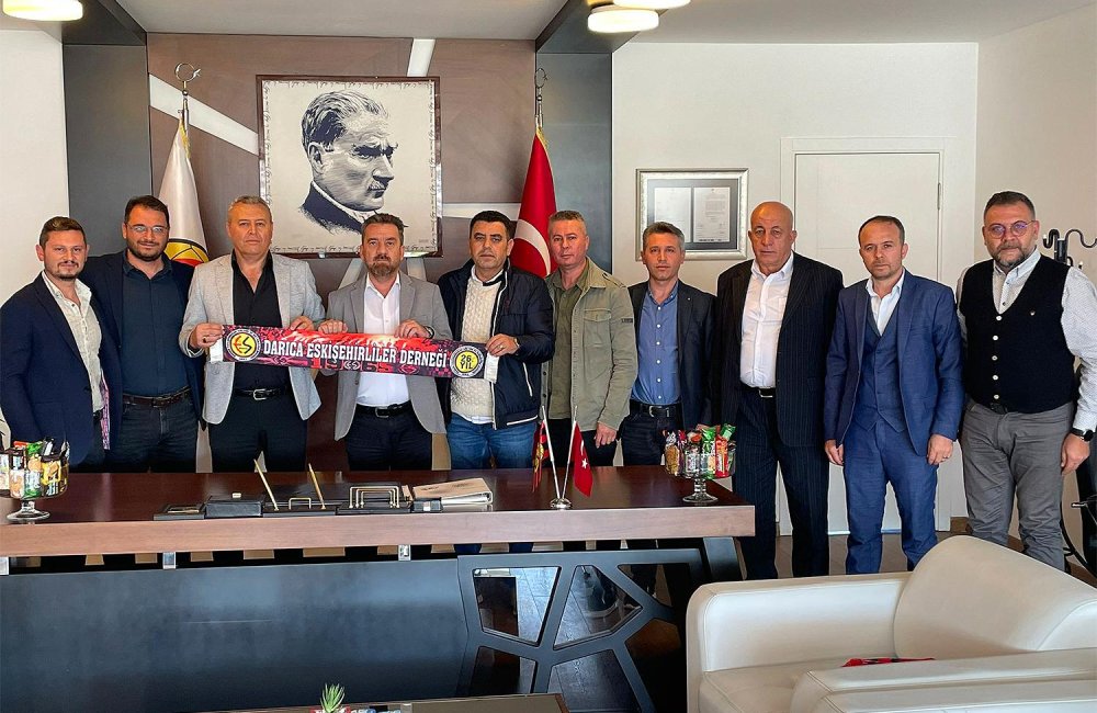 Darıca Eskişehirliler Kültür ve Dayanışma Derneğinden Kulübümüze Ziyaret