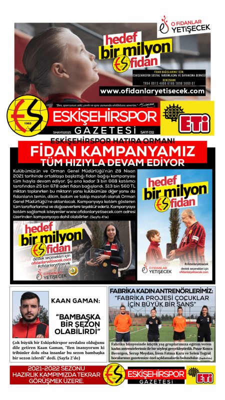 ESKİŞEHİRSPOR GAZETESİ SAYI 11