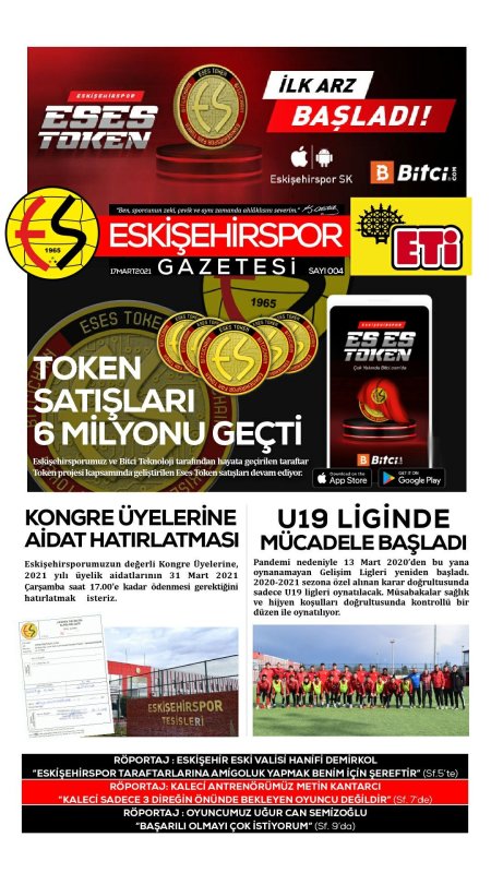 ESKİŞEHİRSPOR GAZETESİ SAYI 4