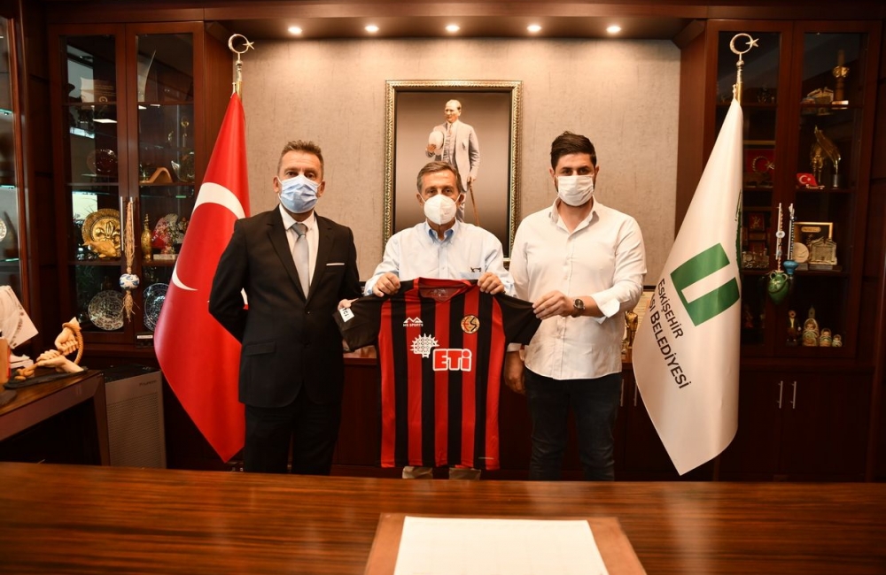 Kulübümüzden Tepebaşı Belediye Başkanı Ahmet Ataç'a Ziyaret