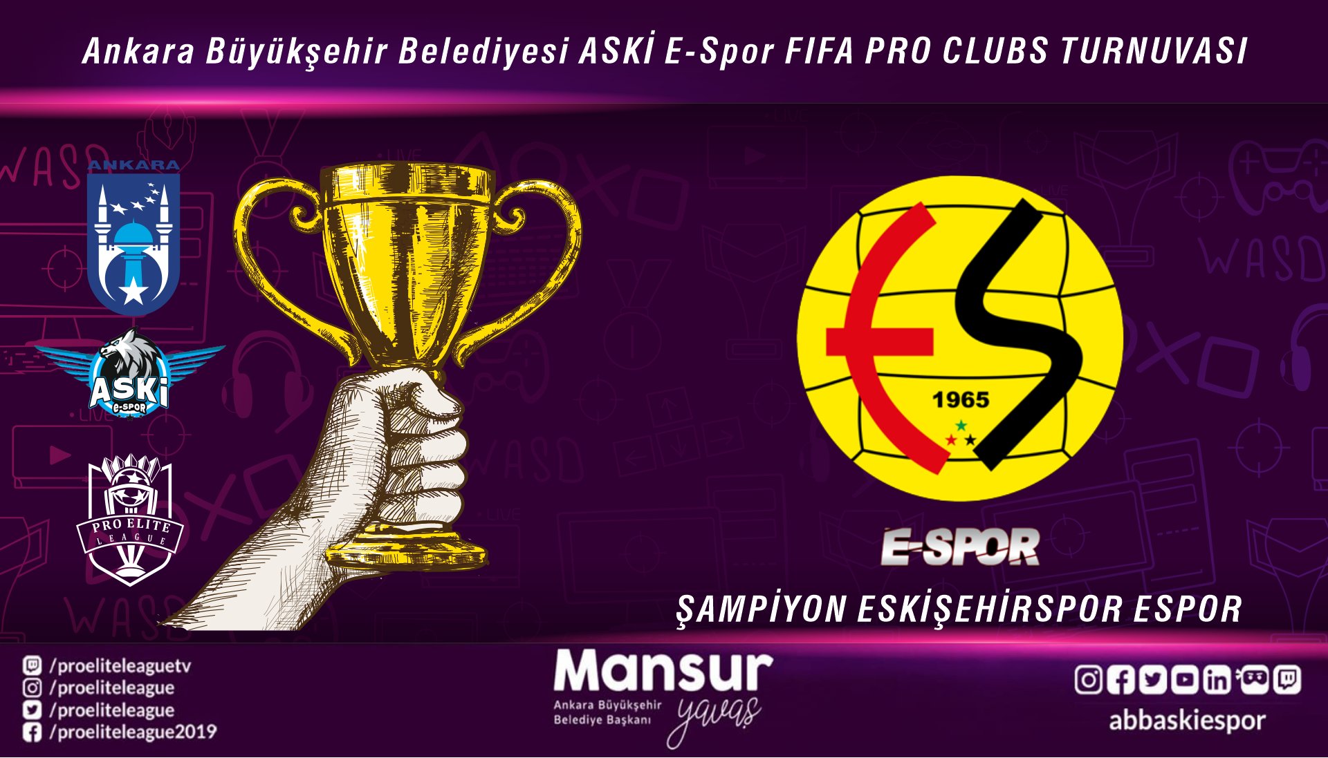 EvdeKal Turnuvasında Şampiyon E-spor Takımımız