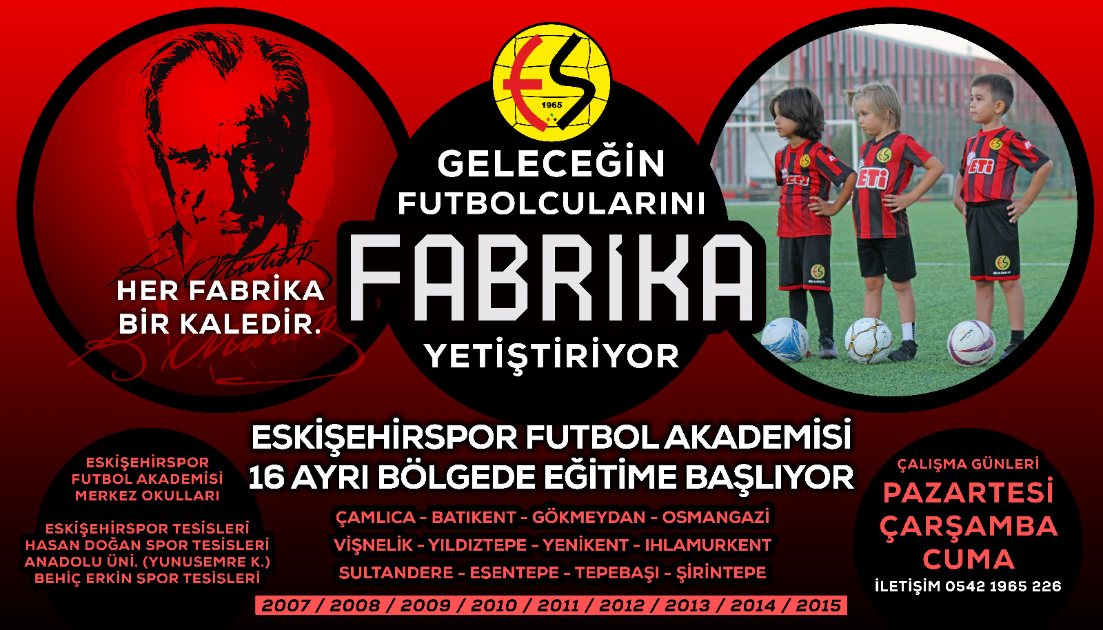 Eskişehirspor’da “Fabrika” dönemi devam ediyor