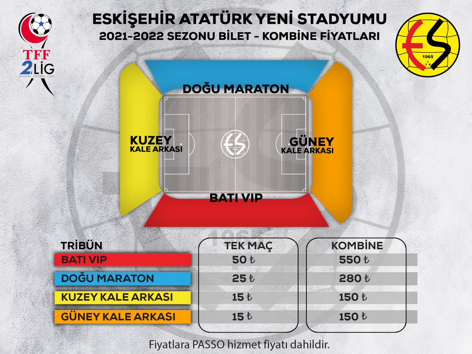 KOMBİNE VE BİLET SATIŞLARIMIZ BAŞLADI